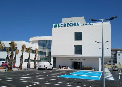 Hospital Denia  Instalación de tuberías de A.C.S./Agua Fria y Clima